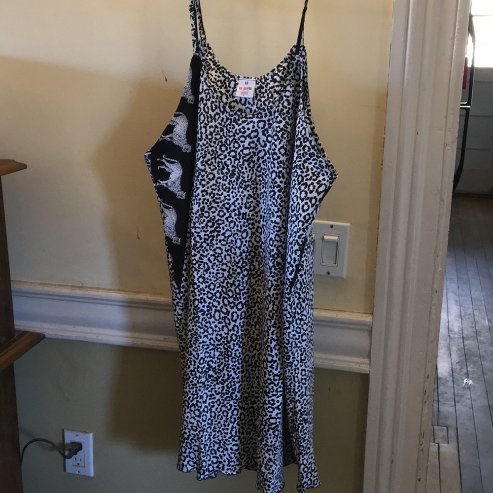 Leopard print dress